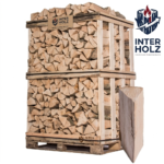 Brennholz Premium Hartholz – Palette mit kammergetrocknetem Kaminholz von INTER HOLZ